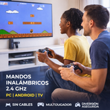 Game Stick 4K Retro con 2 Controles Inalámbricos + 20.000 Juegos Clásicos – HDMI